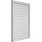 Ekena Millwork Vertical Surface Mount PVC Gable Vent: Functional, w/ 2"W x 2"P Brickmould Sill Frame, 30"W x 42"H GVPVE30X4203SF - alternate 5